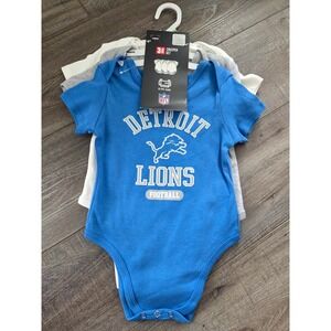 Detroit Lions baby boy creeper set 18 mos